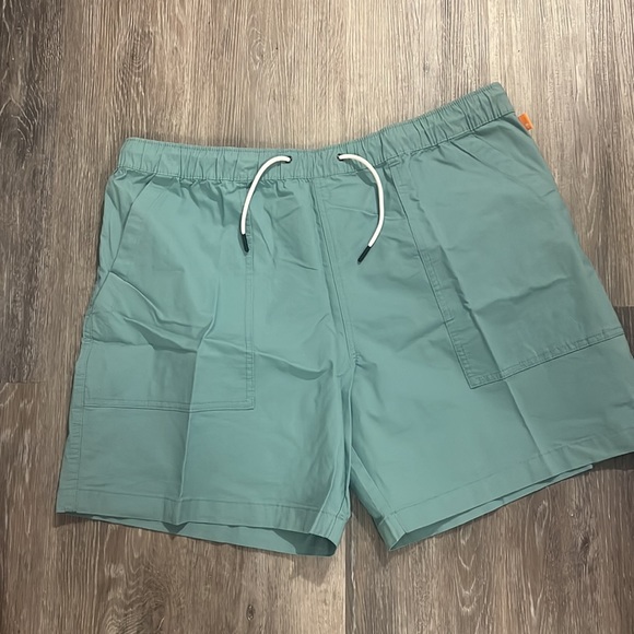 NWT timberland Mens progressive utility casual shorts mineral light blue XL - Picture 4 of 7